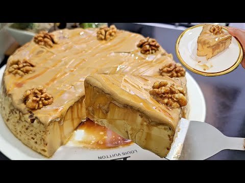 عندك حليب وملعقتين قهوة ! حضري تحلية صحية بدون فرن ولا فلان ولا نشا ولادقيق ولاكريم شانتي ولاباتسيير