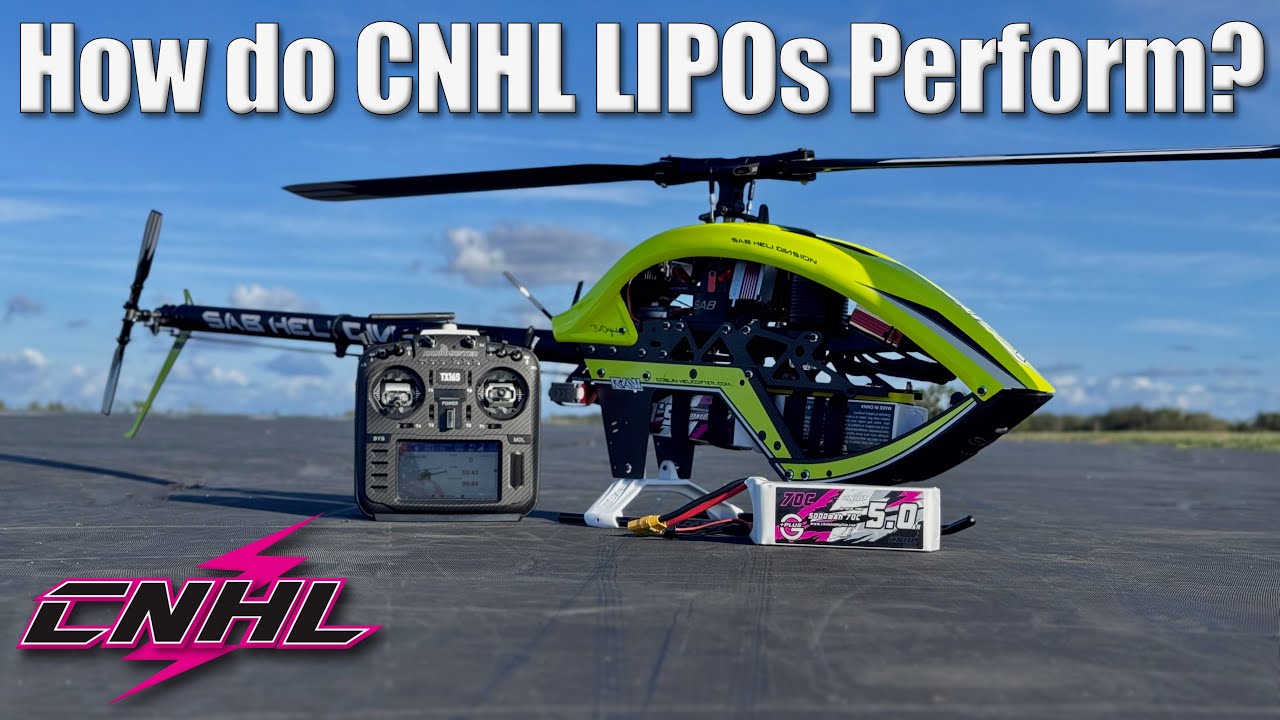 CNHL 6s 5000mAh 70C Battery Performance Test ✈️