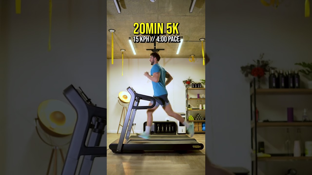 15-Minute 5K Pace on Treadmill 🏃‍♂️