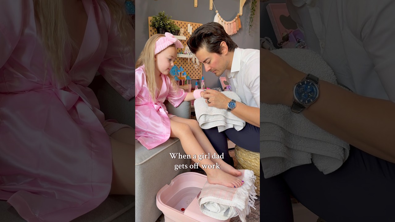 Spa day for my little princess👑 #fatherdaughter #daddysgirl #spa #girldad #fyp #daddy daughter spa