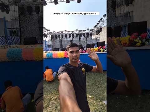 Today Dj sarzen light event show jaypur  (Purulia) program #dj #djsarzen #viralshort