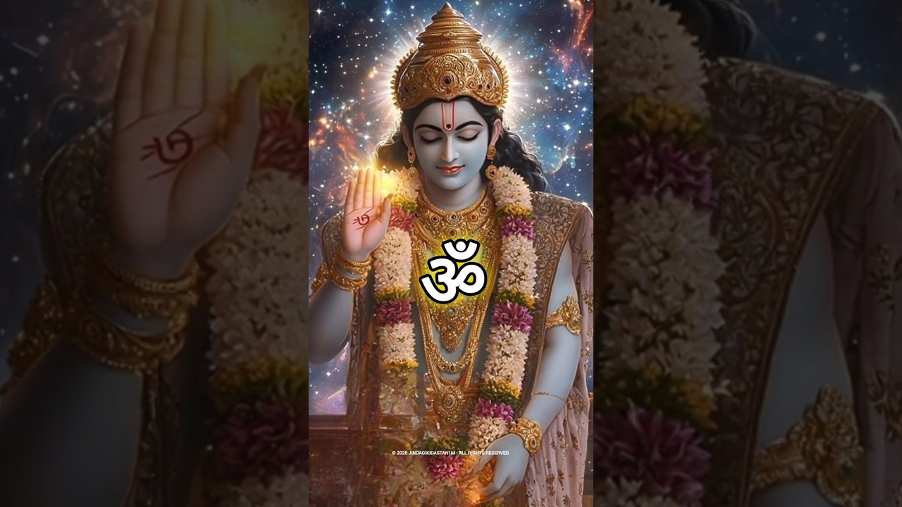 Powerful Krishna Mantra🦈- 🕉️ KRISHNAYA VASUDEVAYA #krishna #chanting #meditation #music
