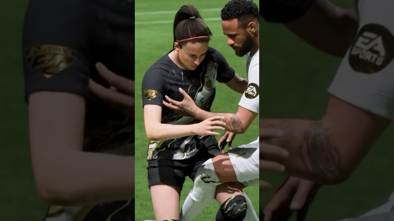 Neymar Megged by Putellas and Reacts 😳