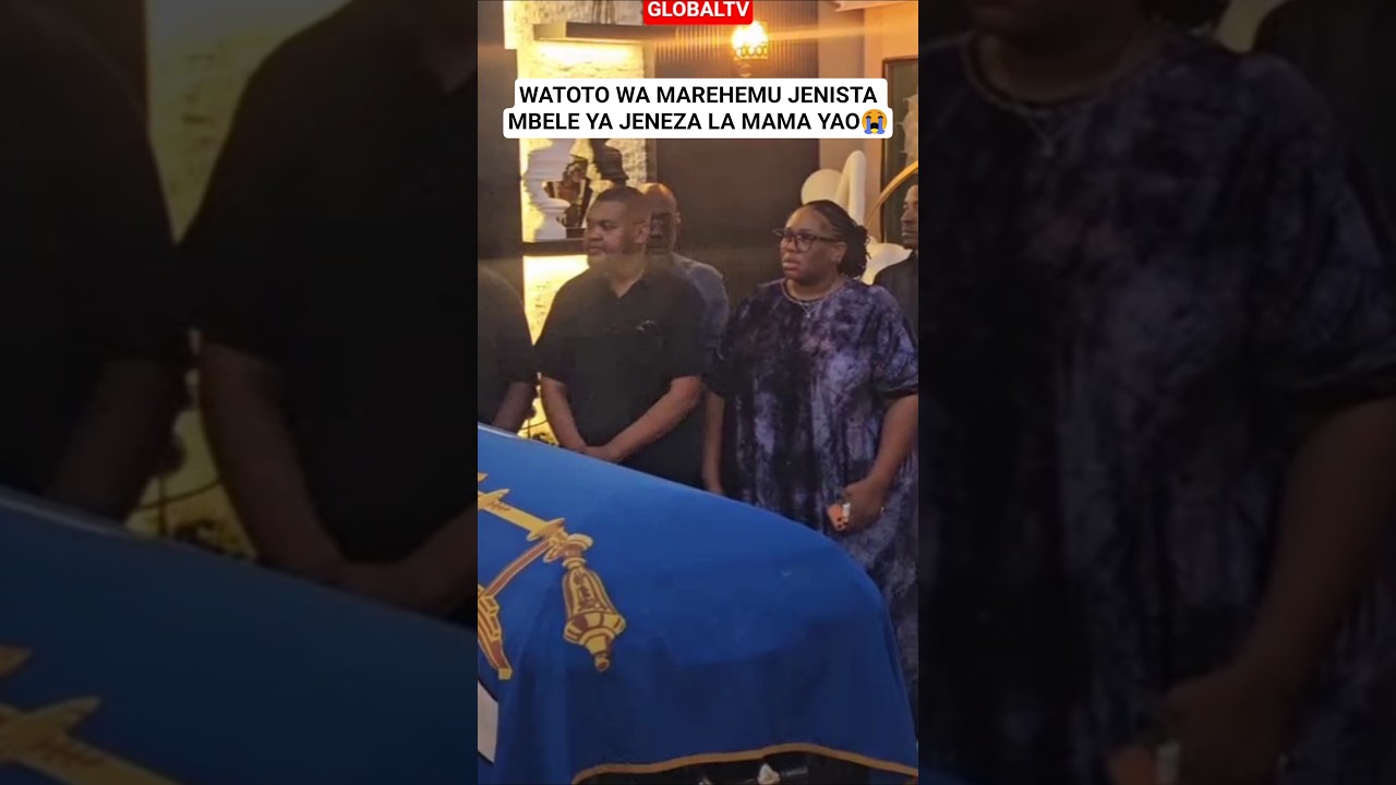 Watoto wa Marehemu Jenista Waliaga Kaburini 😢