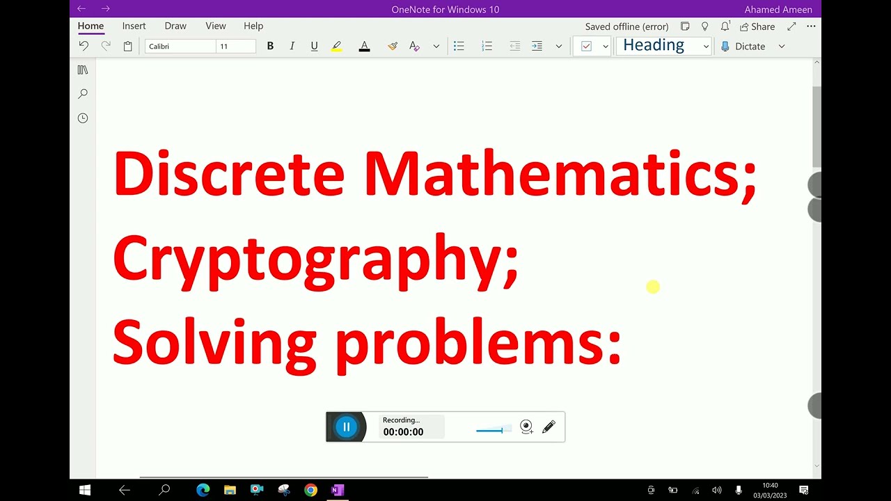 Master Discrete Mathematics: Cryptography & Problem-Solving Strategies 🔐