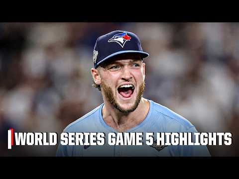 Blue Jays vs. Dodgers Game 5 Highlights âš¾ Trey Yesavage records a rookie WS record 12 K's | ESPN MLB