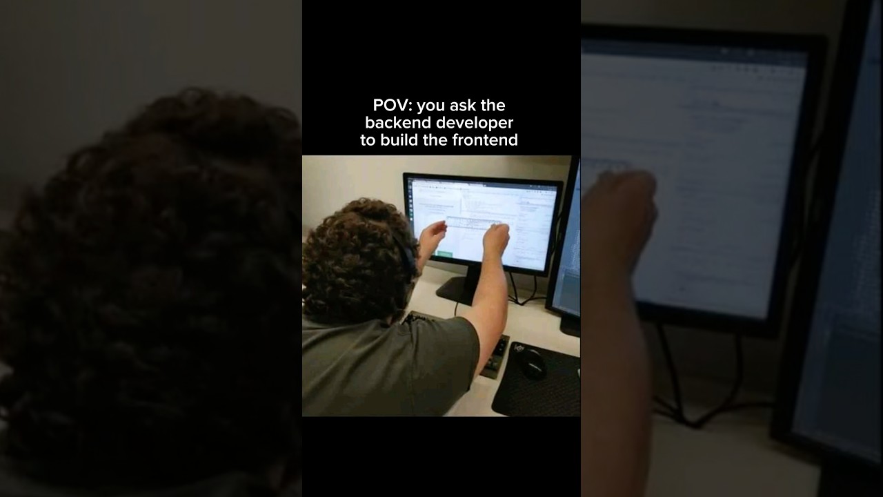 Need a Frontend Developer? Ask Your Backend Expert! π»