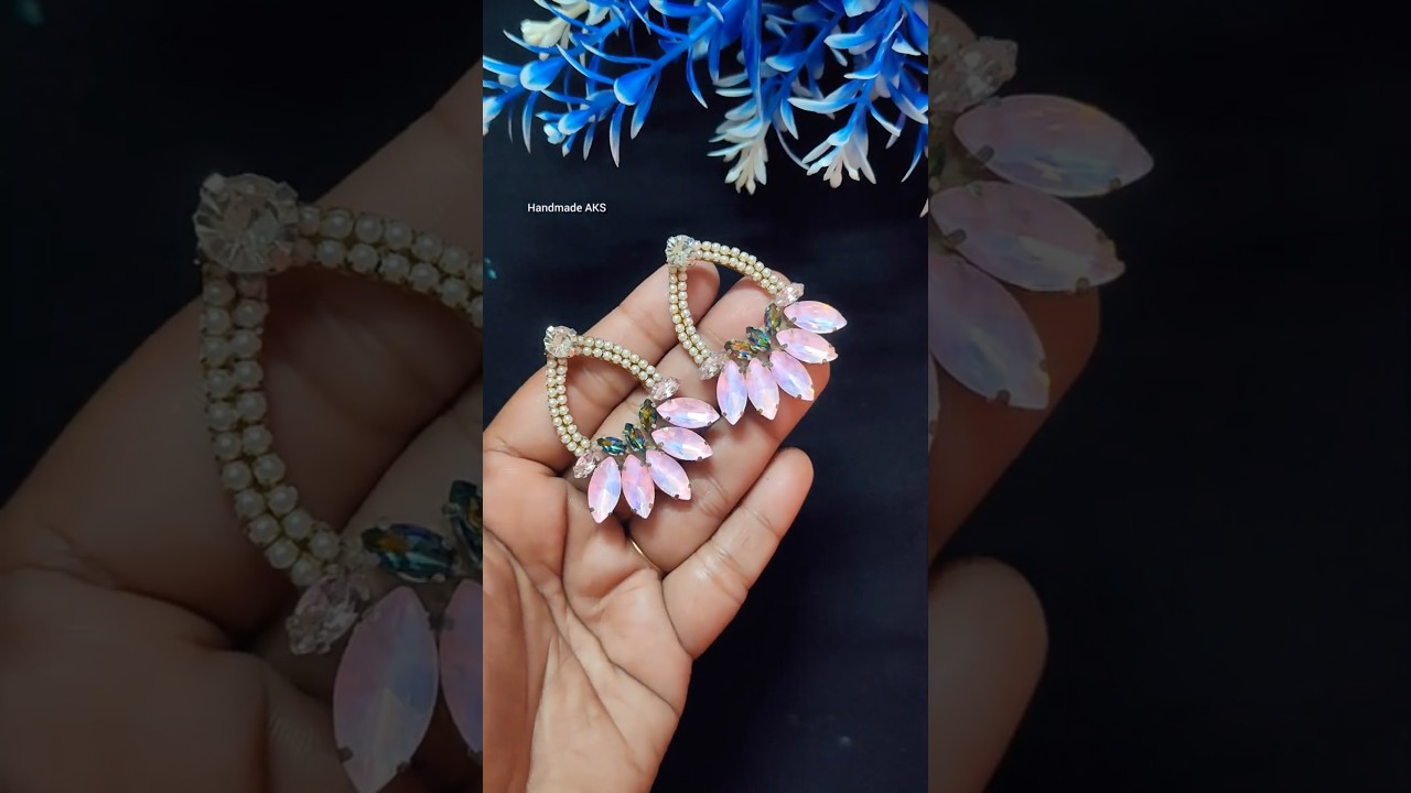 Latest DIY Fancy Earrings Design 😱🔥#diy#ytshort#trending#shorts#fancyearrings