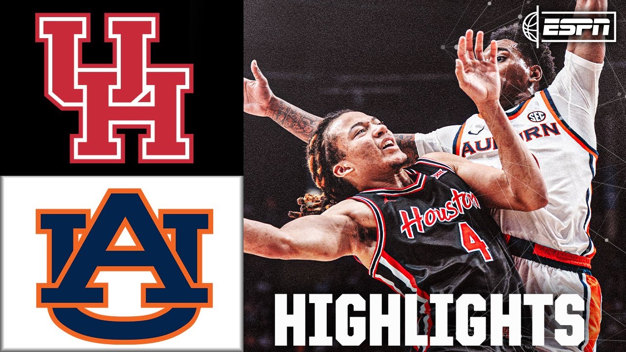 Houston Cougars Edge Auburn Tigers 73-72 🏀