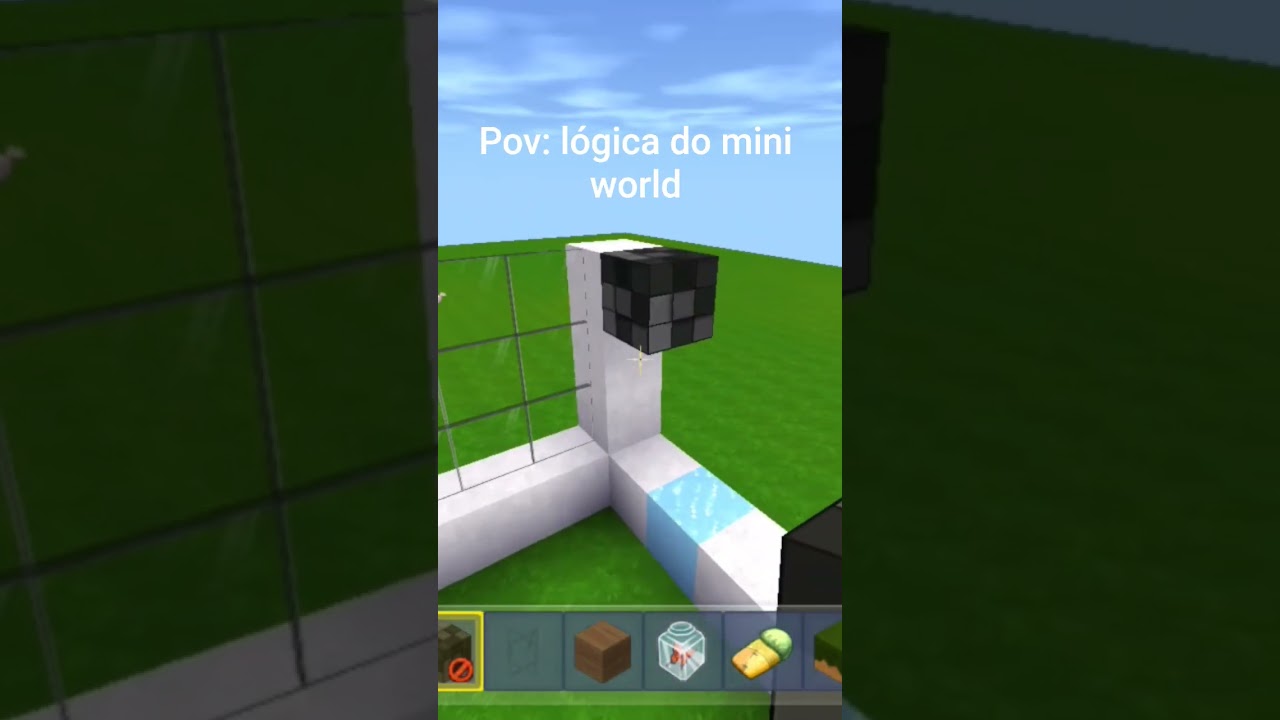 lógica do mini world block art #miniworld