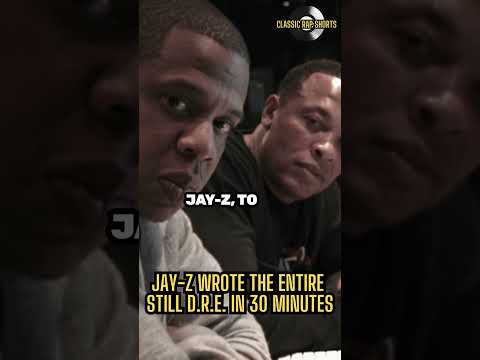 How Jay-Z Wrote Still D.R.E. in 30 Minutes 😳