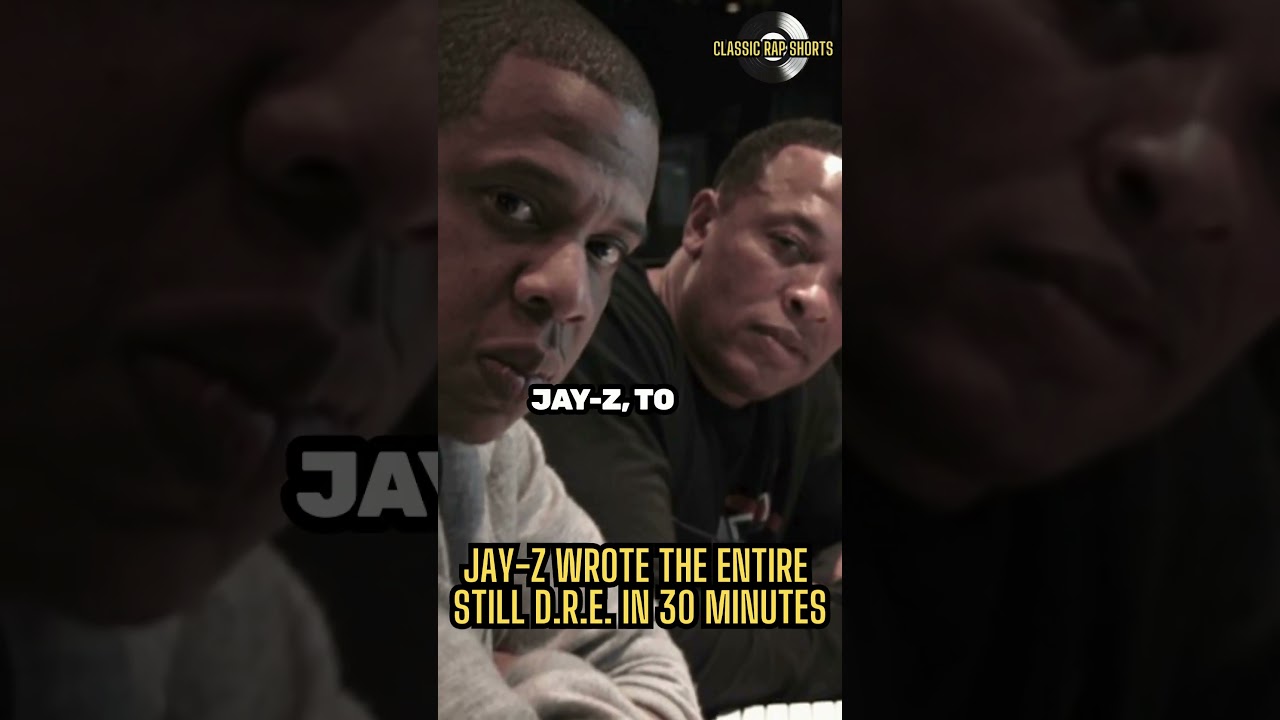 The 30-Minute Creation of 'Still D.R.E.' by Jay-Z