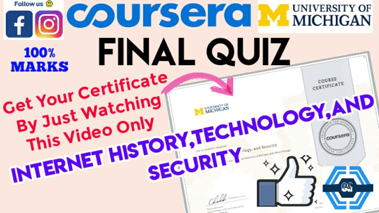 Final Week Quiz Answers: Internet History, Technology & Security 📚