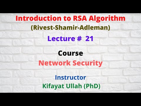 Introduction to RSA Algorithm