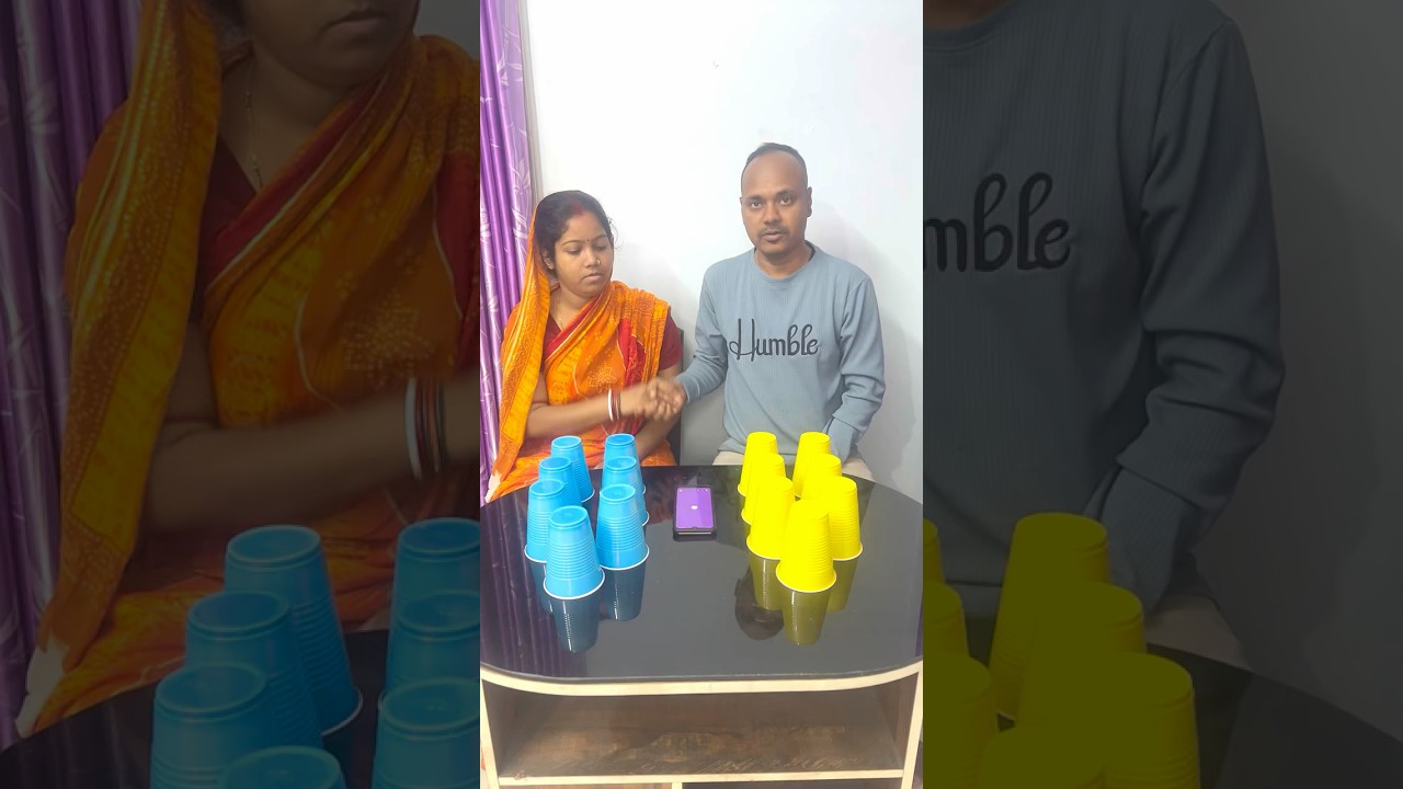 Couple's Glass Cover Challenge 😏