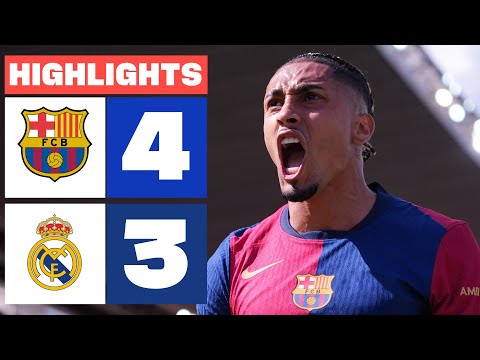 FC Barcelona 4 - 3 Real Madrid | Resumen LaLiga EA Sports