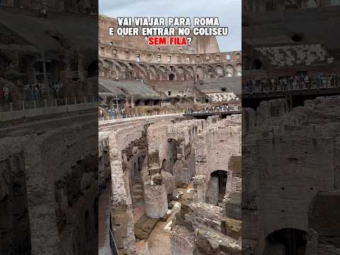 COLISEU sem FILA e guia em PORTUGUÊS #coliseu #roma #italia #a-ha