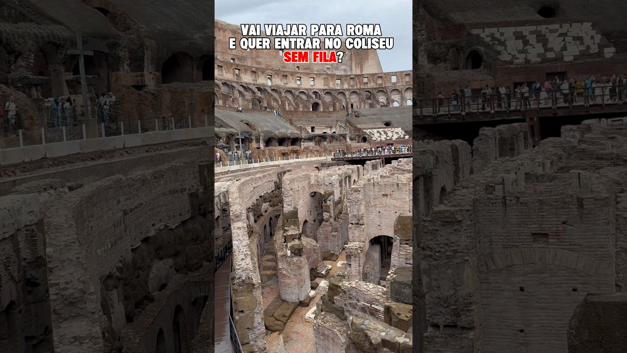 Visita Guiada ao Coliseu com Entrada Prioritária e Áudio Guia em Português