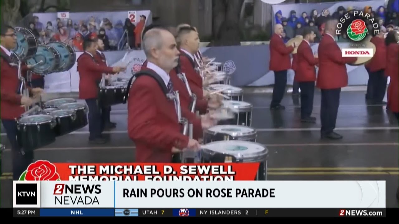 Rain Falls on the Rose Parade 🌧️