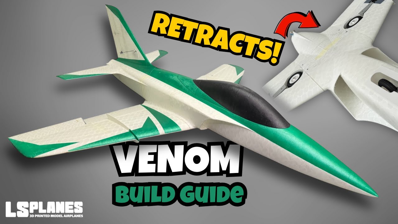 Build the VENOM 3D Printed 90mm EDF Jet ✈️