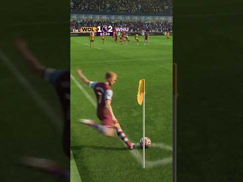 Ward-Prowse Corner Kick Goal vs Wolves in #eafc24 😱 #wardprowse #westham #premierleague #olimpico