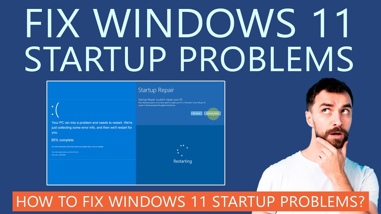 Ultimate Guide to Fix Windows 11 Startup Issues & Blue Screen Errors 🛠️