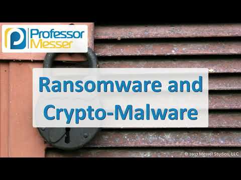 Ransomware and Crypto-Malware - CompTIA Security+ SY0-501 - 1.1