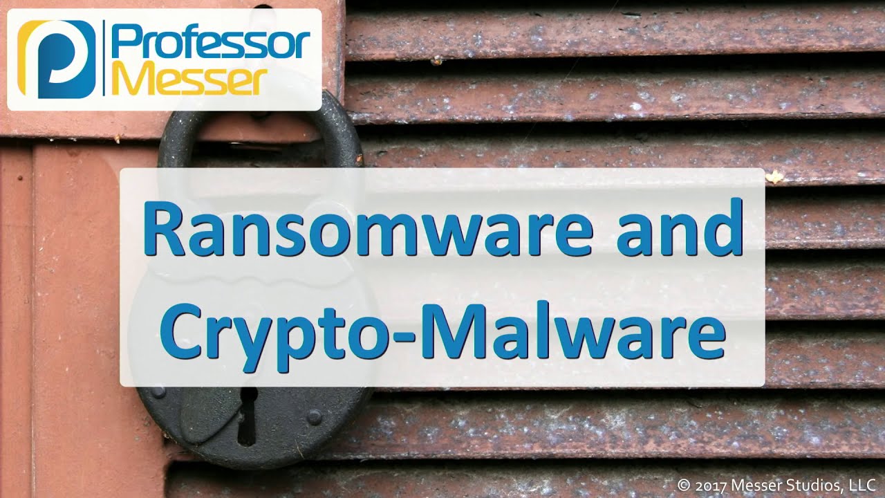 Master Ransomware & Crypto-Malware for CompTIA Security+ SY0-501 🚨