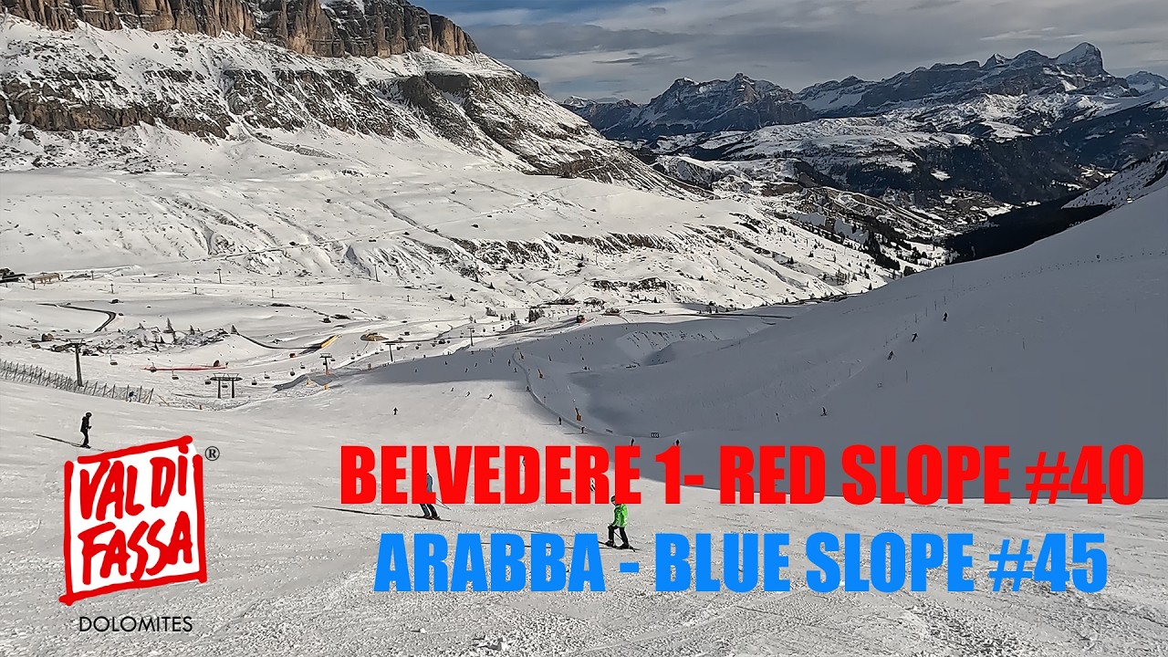Val di Fassa & Arabba Ski Slopes ๐๏ธ