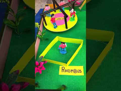 MATH PARK 3D MODEL | MATH TLM | SCHOOL PROJECT | #schoolproject #diy #project