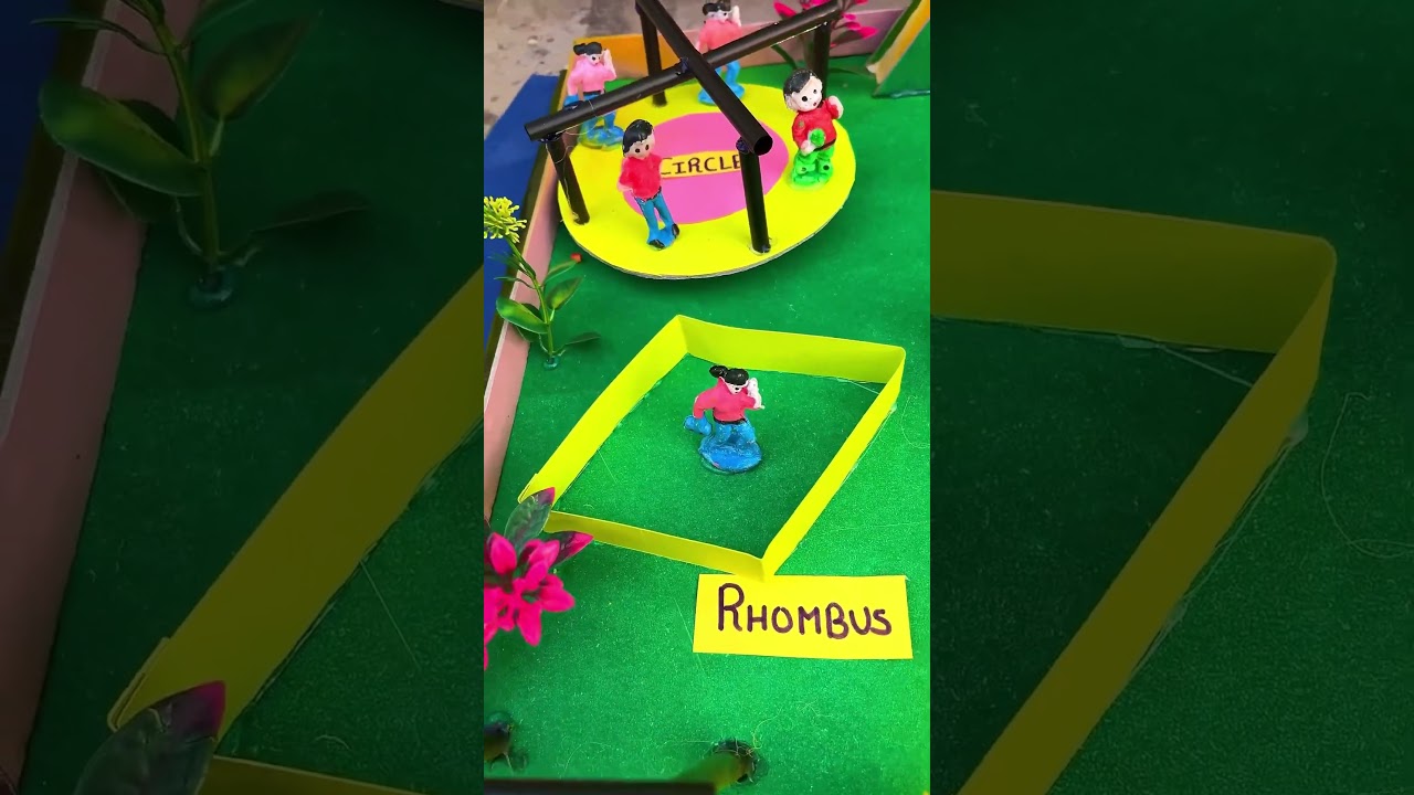 3D Math Park Model for School Project 🏫 | DIY Educational STEM Display