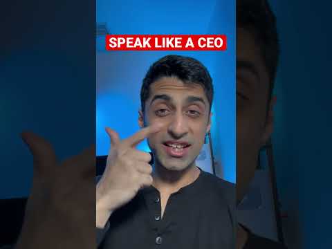 Speak like a ceo using these 3 techniques