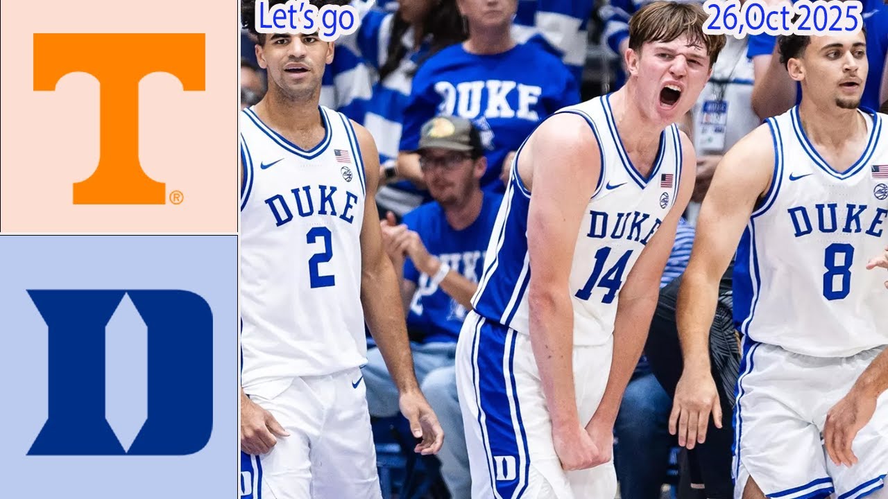 Duke vs Tennessee FULL Game Highlights | Exciting College Basketball Showdown 2025 🏀