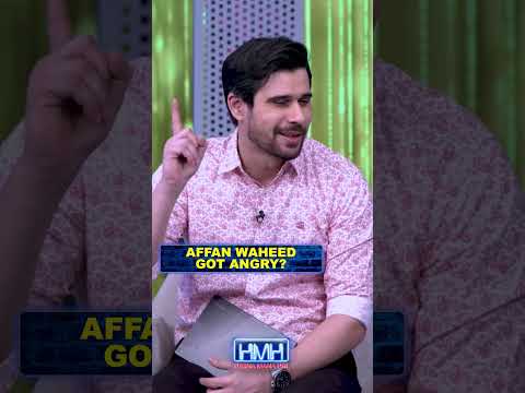 Affan Waheed got angry! - #tabishhashmi #affanwaheed #hasnamanahai #affanwaheed #shorts