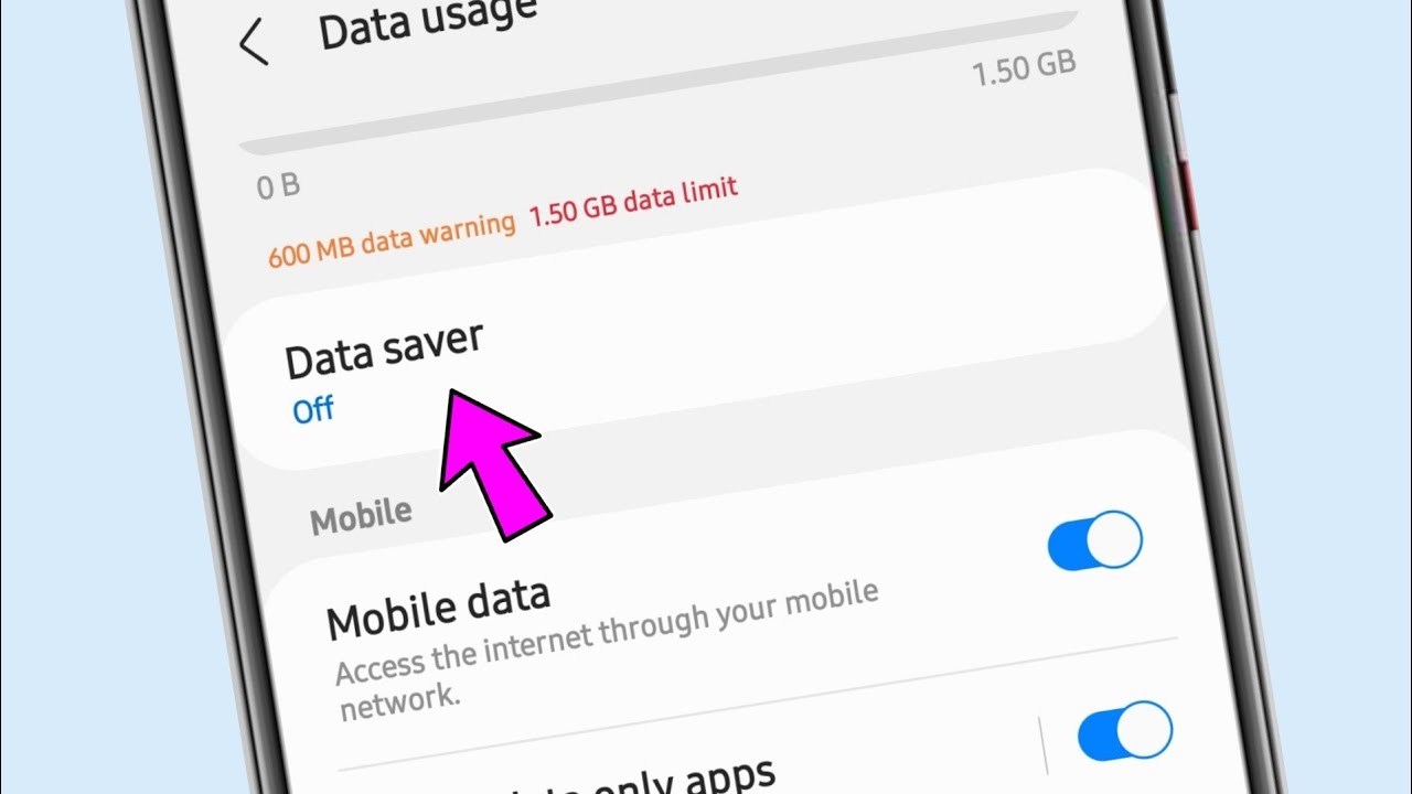 How to Enable and Use Data Saver on Your Samsung Galaxy π±