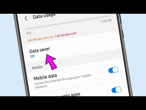 data saver setting || how to use data saver setting on Samsung galaxy