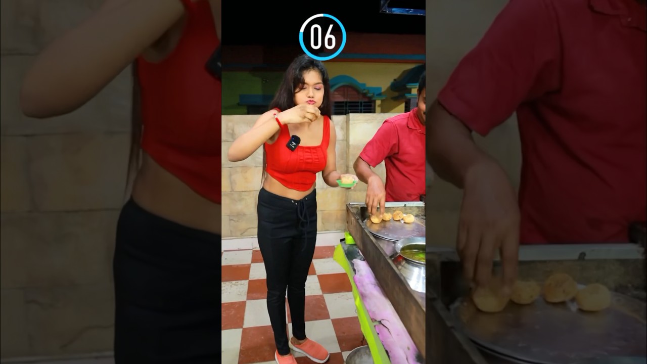 Can You Finish 12 Golgappas in 25 Seconds? ๐ฅ Challenge #Shorts