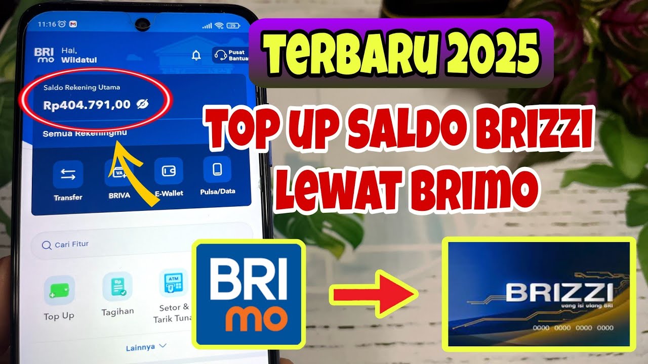 Cara Mudah Top Up BRIZZI Lewat BRIMO 2025