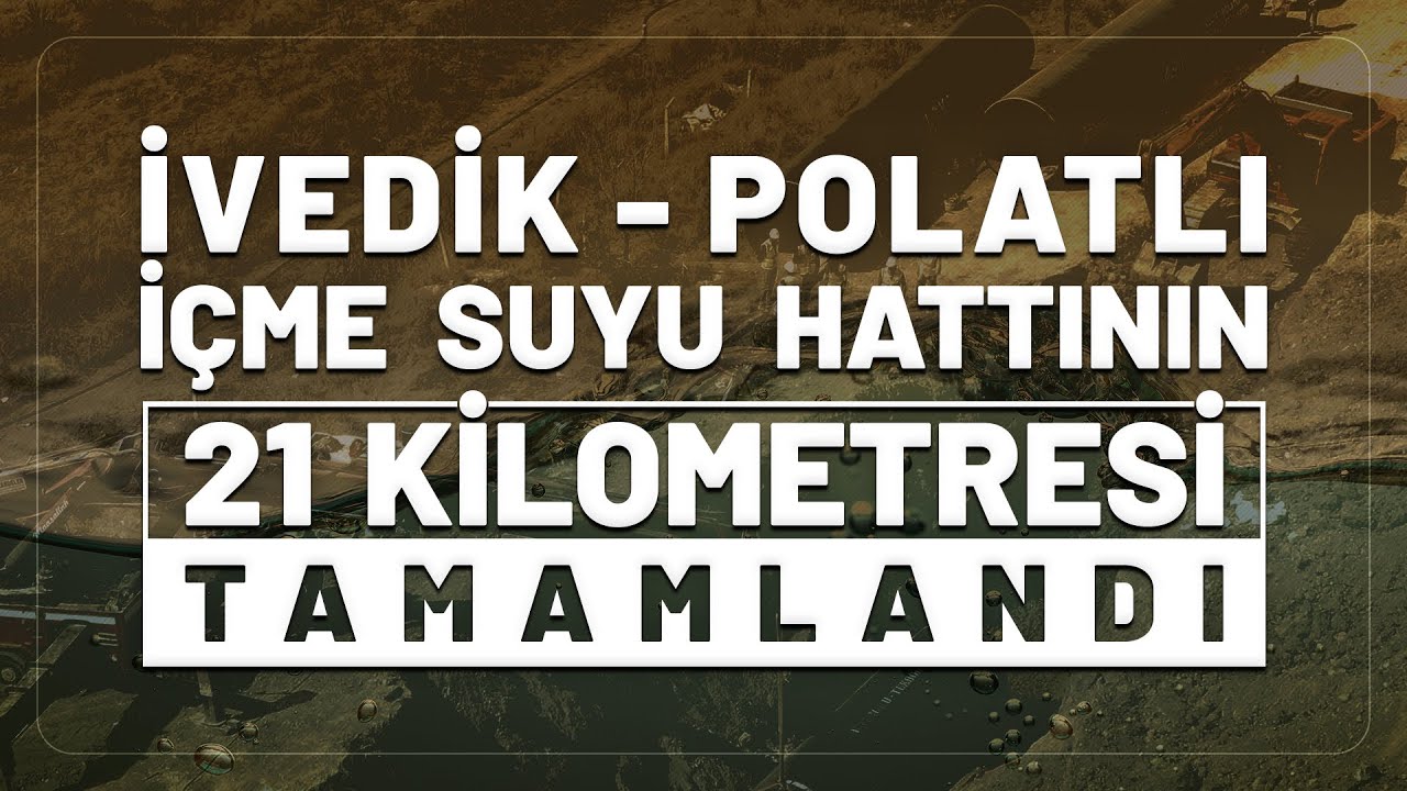 Etimesgut'tan Polatlı'ya İçme Suyu Hattı Çalışmaları Hızla Devam Ediyor 🚰