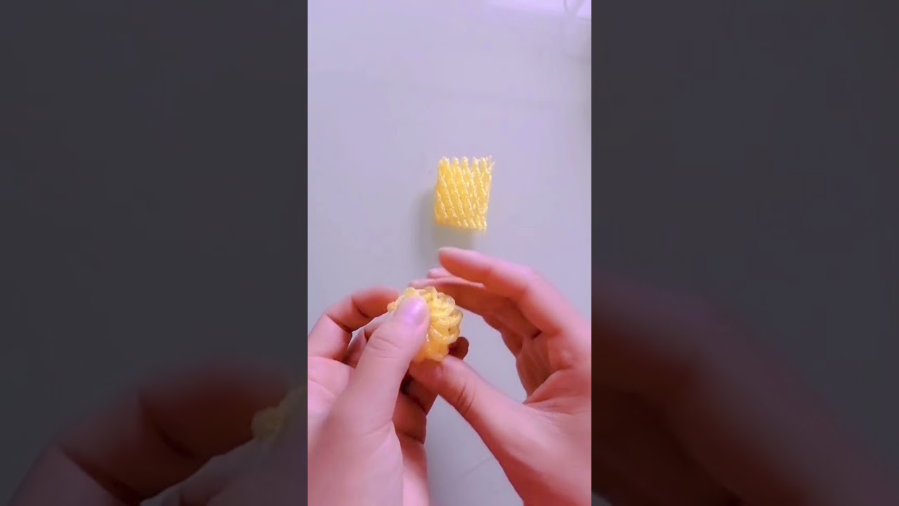 Creative DIY: Make Flowers from Fruit Foam Nets πΈ