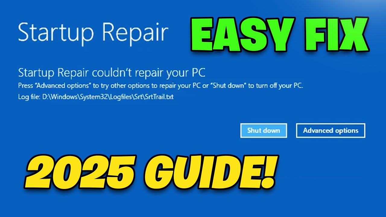 Fix Automatic Repair Loop on Windows 10/11 ✅