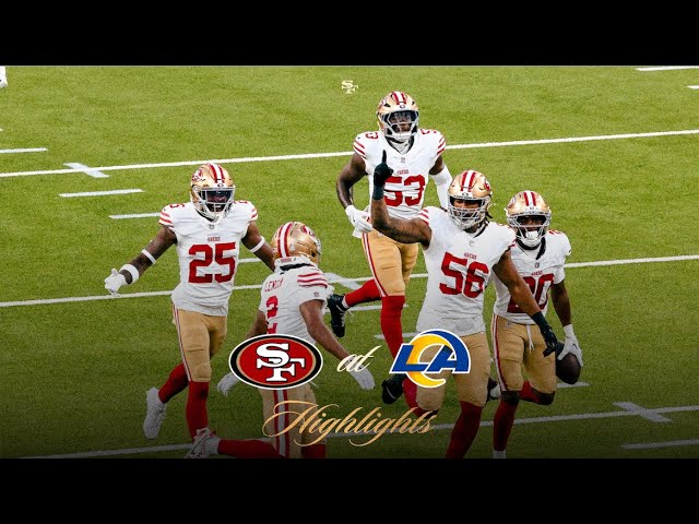 Epic 49ers Highlights from Week 5 Clash vs. Rams π