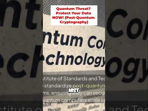 Quantum Threat? Protect Your Data NOW! (Post-Quantum Cryptography)