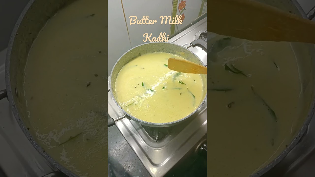 Delicious Butter Milk Kadhi Recipe 🥄 | Easy & Quick Chach Kadhi Tutorial