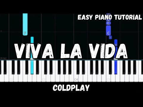 Coldplay - Viva La Vida Easy Piano Tutorial