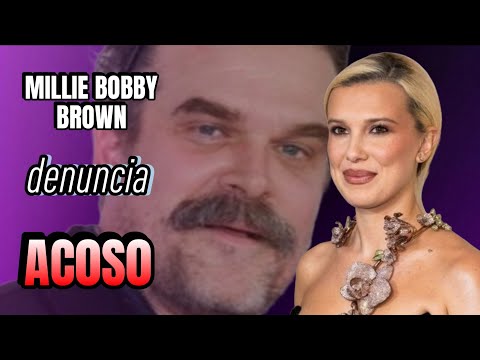 Millie Bobby Brown DENUNCIA POR AC0S0 al actor David Harbour, su padre en Stranger Things