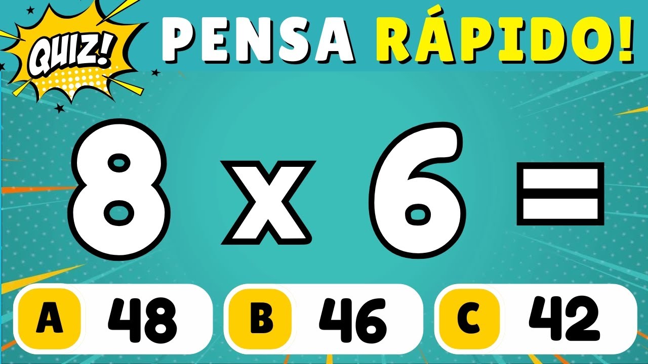 Quiz de Matemática: Operações #5 - Desafie suas Habilidades!
