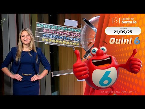Quini 6 - Domingo 21 de septiembre de 2025 (21/09/2025)