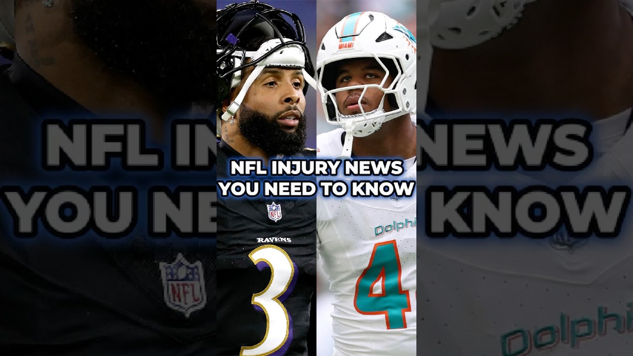 NFL News To Know: Injury Updates & More #nfl #nflnews #shorts