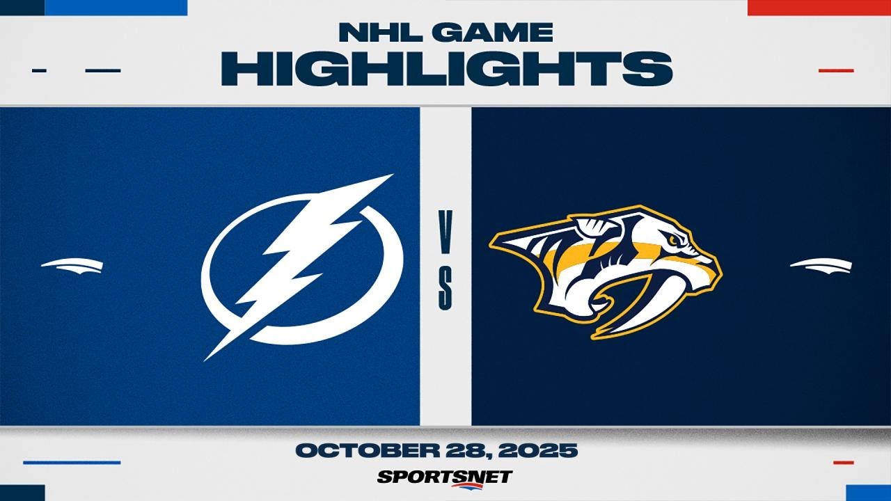 NHL Highlights: Lightning Defeat Predators 5-2 🏒